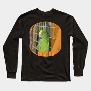 Caged animals Freedom Parrot Long Sleeve T-Shirt